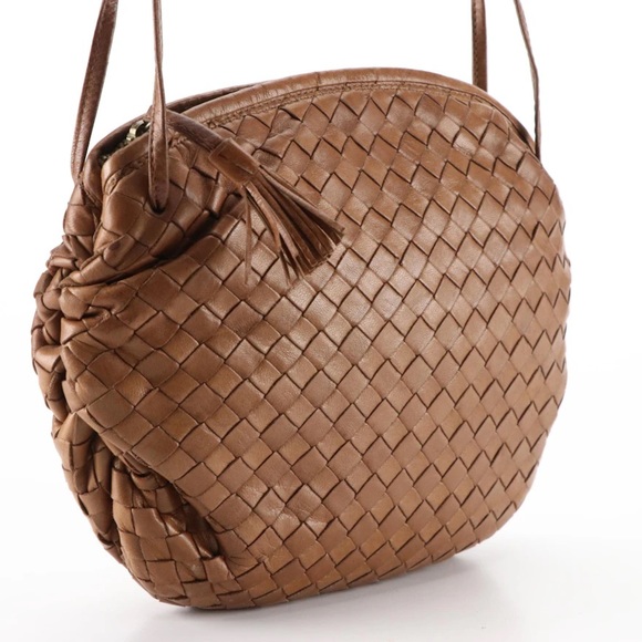 Bottega Venta Intrecciato Leather Handbag - Picture 3 of 5